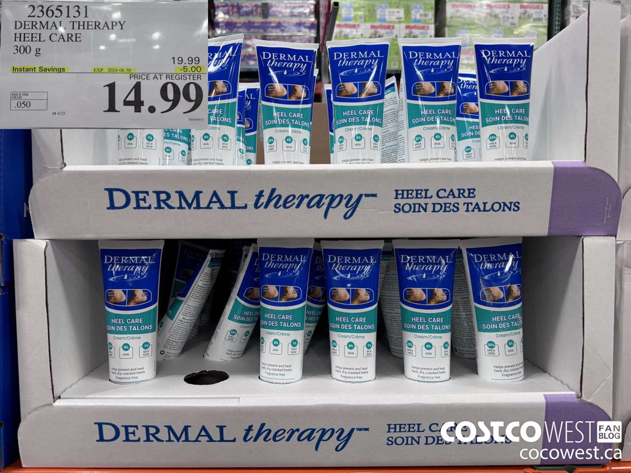 2365131 DERMAL THERAPY HEEL CARE 300G ($5.00 INSTANT SAVINGS EXPIRES ON 2024-06-30) $14.99