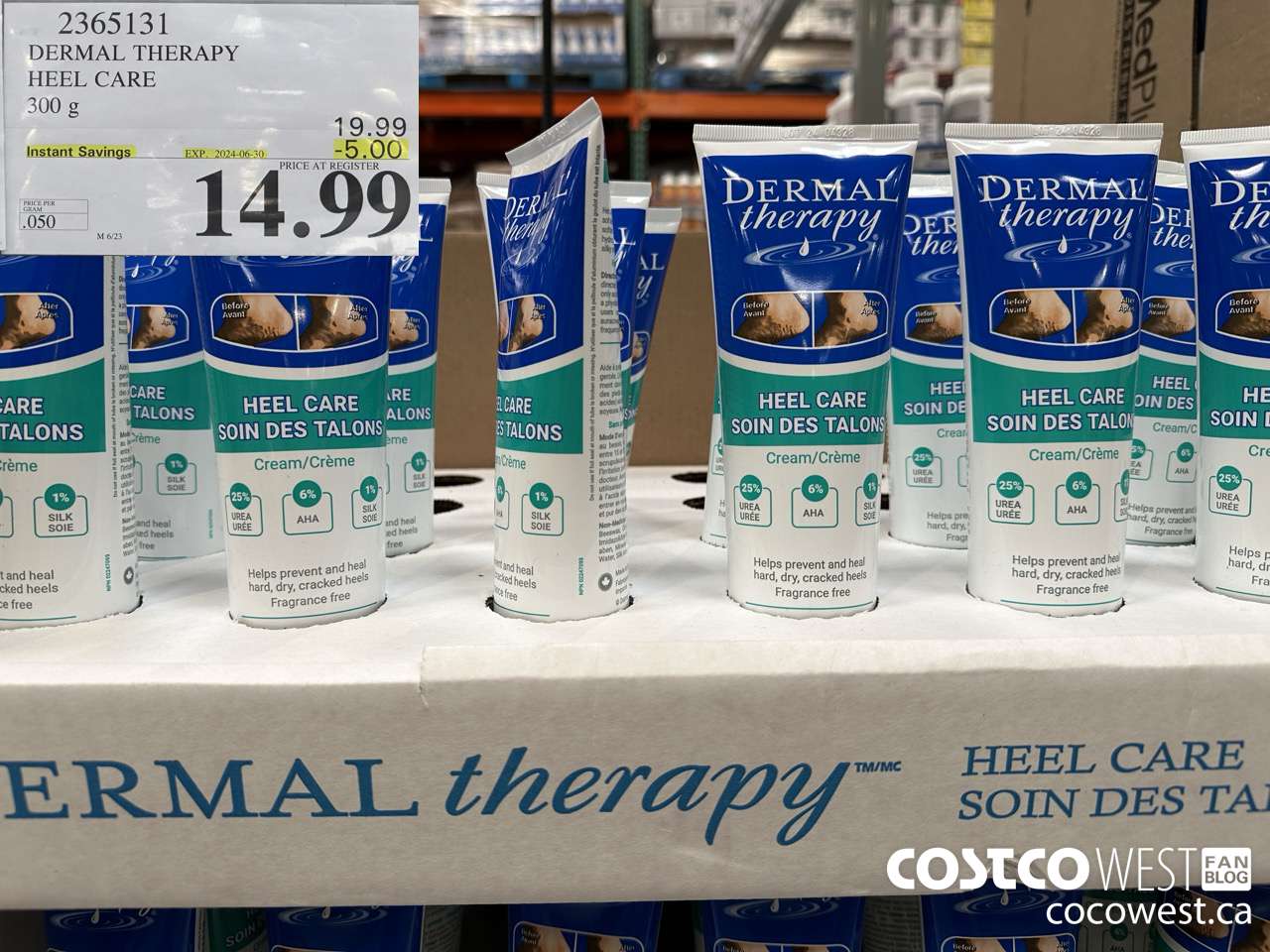2365131 DERMAL THERAPY HEEL CARE 300G ($5.00 INSTANT SAVINGS EXPIRES ON 2024-06-30) $14.99