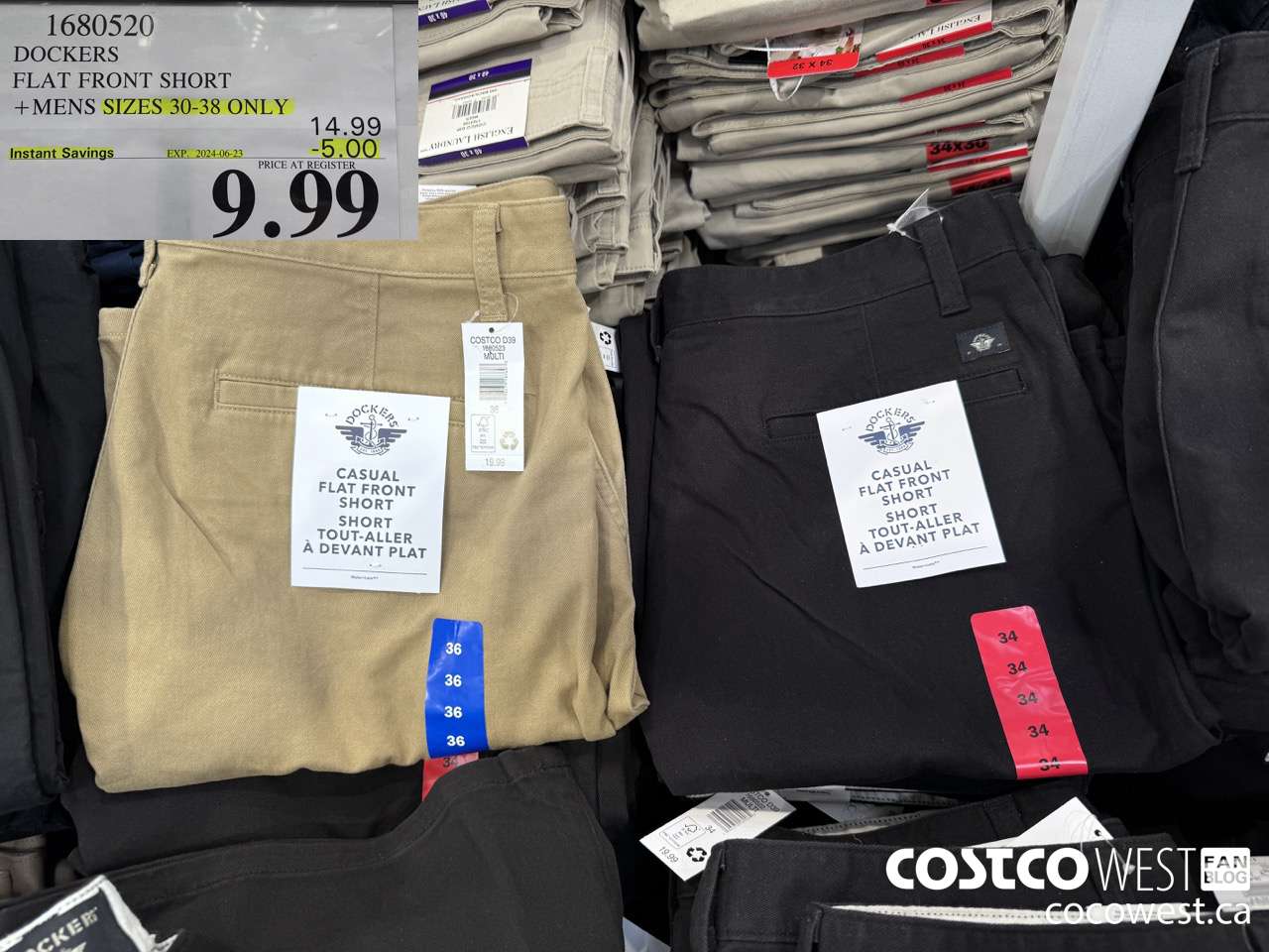 1680520 DOCKERS FLAT FRONT SHORT MENS SIZES 30-38 ONLY ($5.00 INSTANT SAVINGS EXPIRES ON 2024-06-23) $9.99