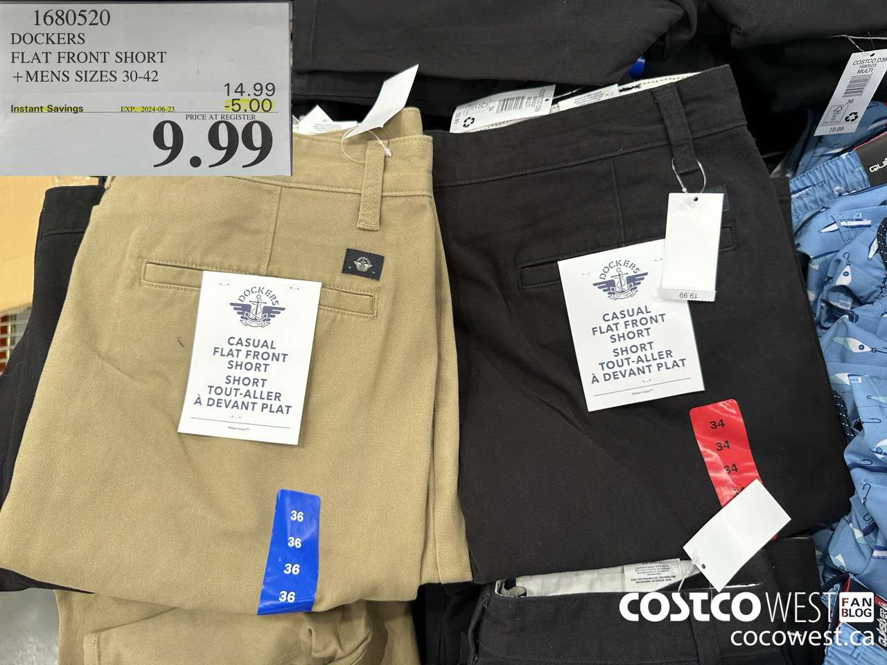 1680520 DOCKERS FLAT FRONT SHORT MENS SIZES 30-42 ($5.00 INSTANT SAVINGS EXPIRES ON 2024-06-23) $9.99