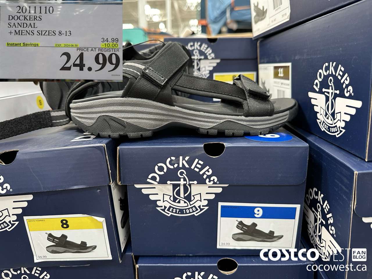 2011110 DOCKERS SANDAL MENS SIZES 8-13 ($10.00 INSTANT SAVINGS EXPIRES ON 2024-06-30) $24.99