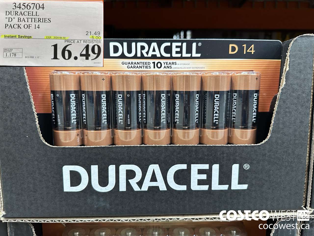 3456704 “DURACELL 
