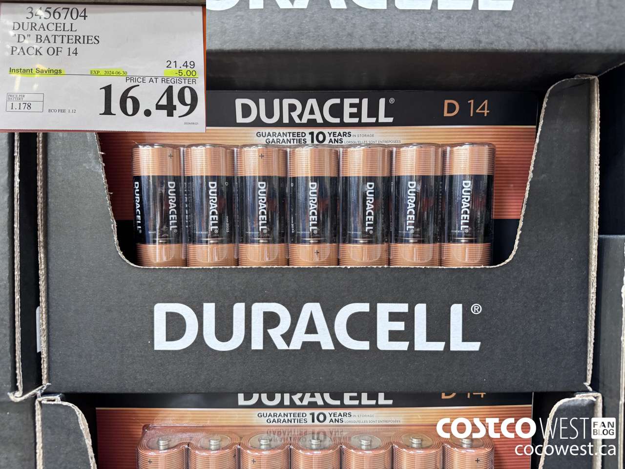 3456704 “DURACELL 