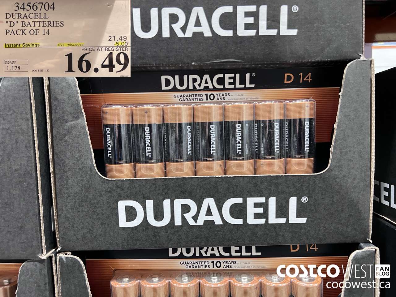 3456704 “DURACELL 