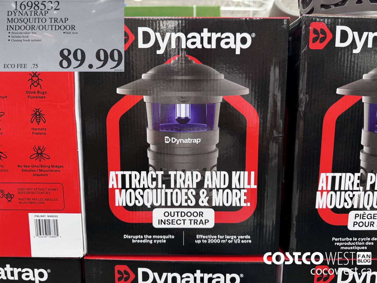 1698532 DYNATRAP MOSQUITO TRAP INDOOR/OUTDOOR $89.99