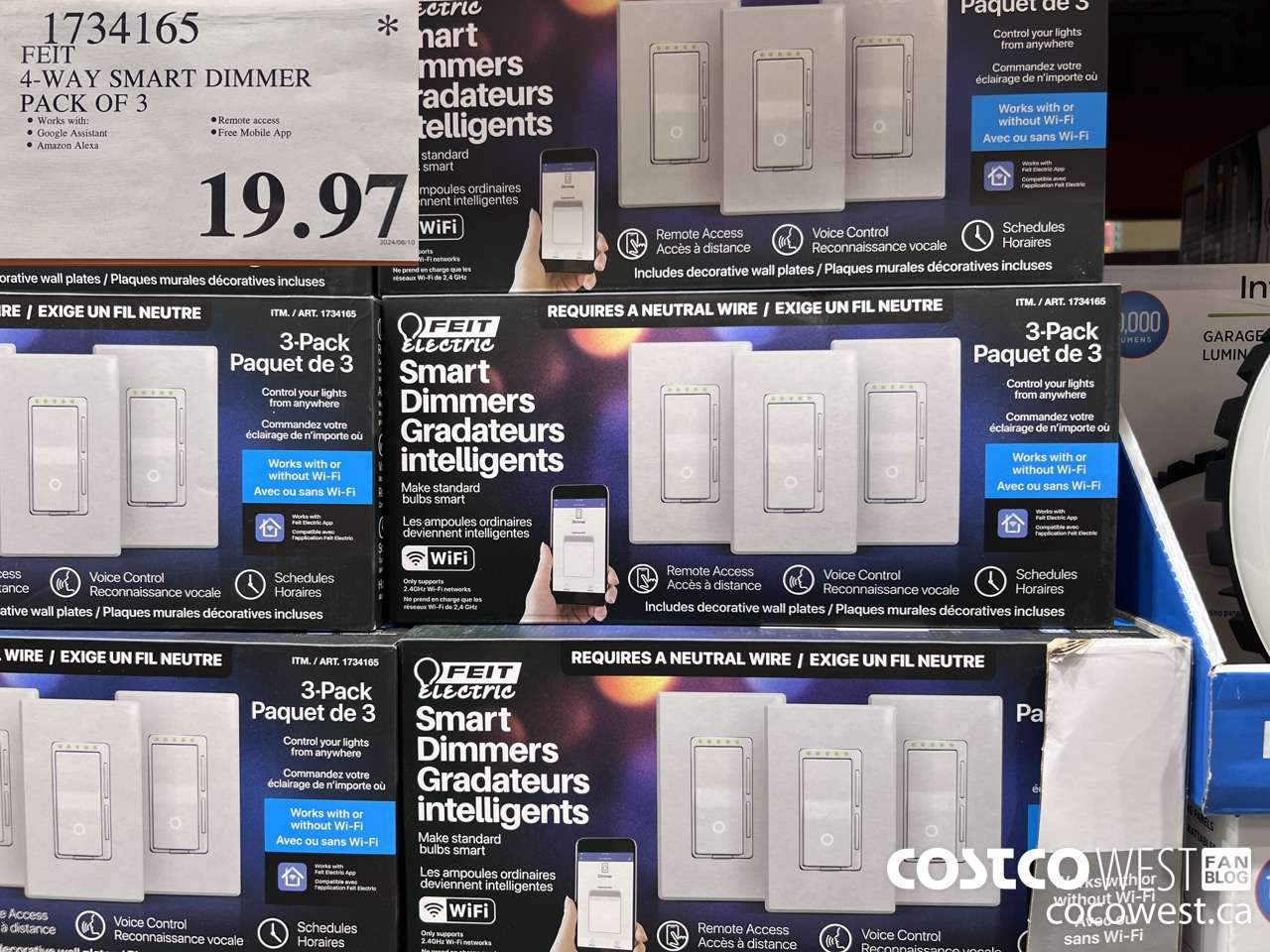 1734165 FEIT SMART DIMMER 3PK $19.97