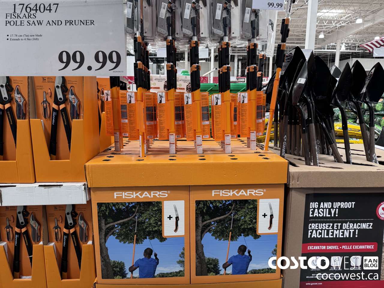 1764047 FISKARS POLE SAW AND PRUNER $99.99