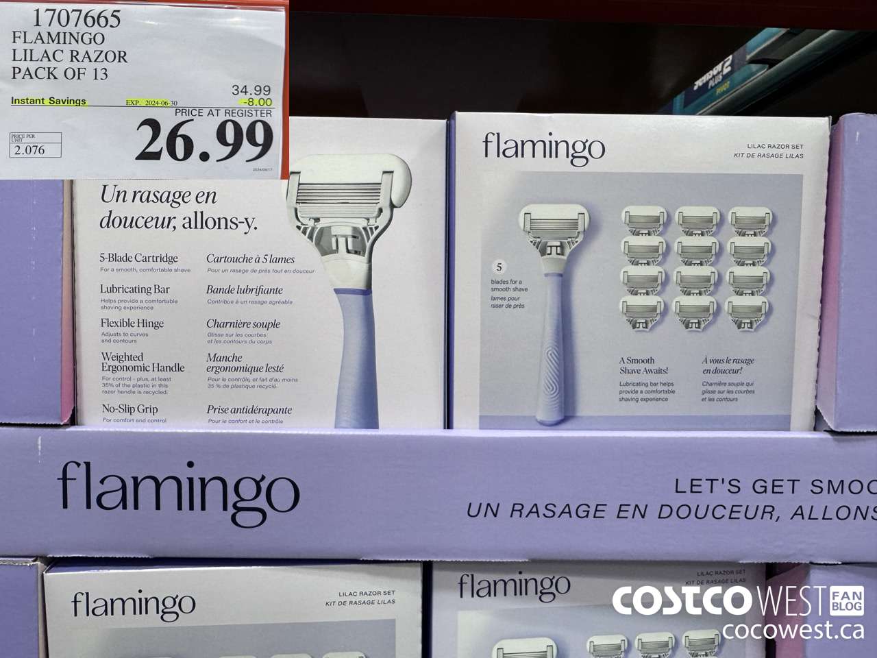 1707665 FLAMINGO & HARRY RAZOR PACK OF 13 ($8.00 INSTANT SAVINGS EXPIRES ON 2024-06-30) $26.99