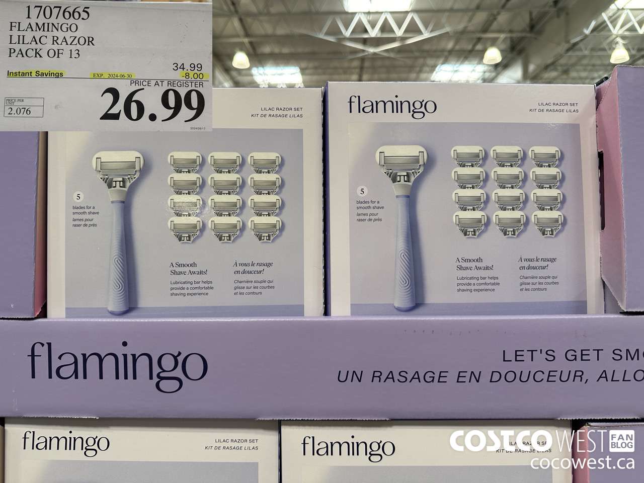 1707665 FLAMINGO & HARRY RAZOR PACK OF 13 ($8.00 INSTANT SAVINGS EXPIRES ON 2024-06-30) $26.99