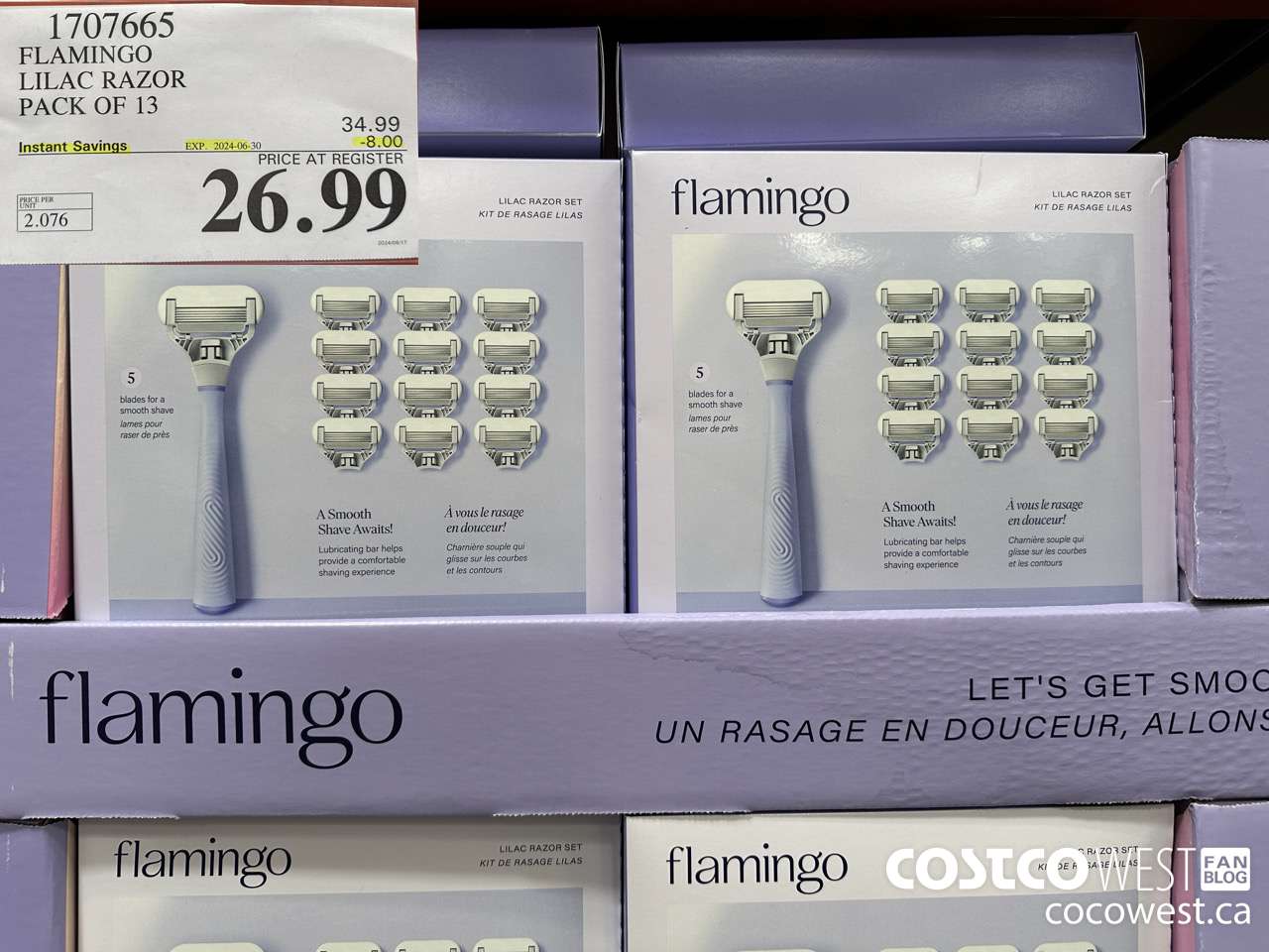 1707665 FLAMINGO & HARRY RAZOR PACK OF 13 ($8.00 INSTANT SAVINGS EXPIRES ON 2024-06-30) $26.99