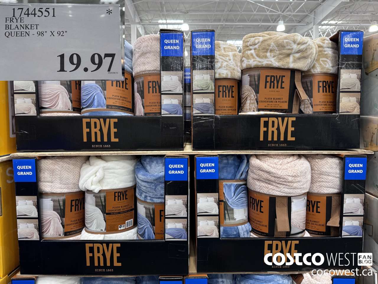 1744551 FRYE BLANKET QUEEN 98