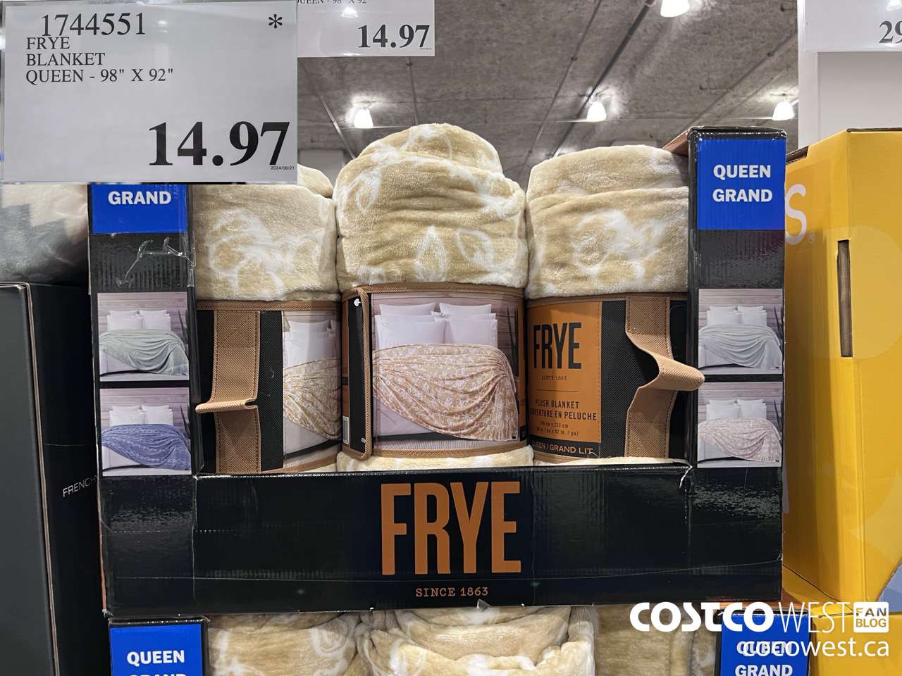 1744551 FRYE BLANKET QUEEN 98