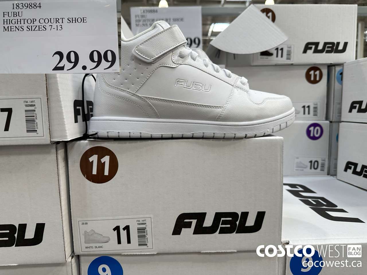 1839884 FUBU HIGHTOP COURT SHOE MENS SIZES 7-13 $29.99