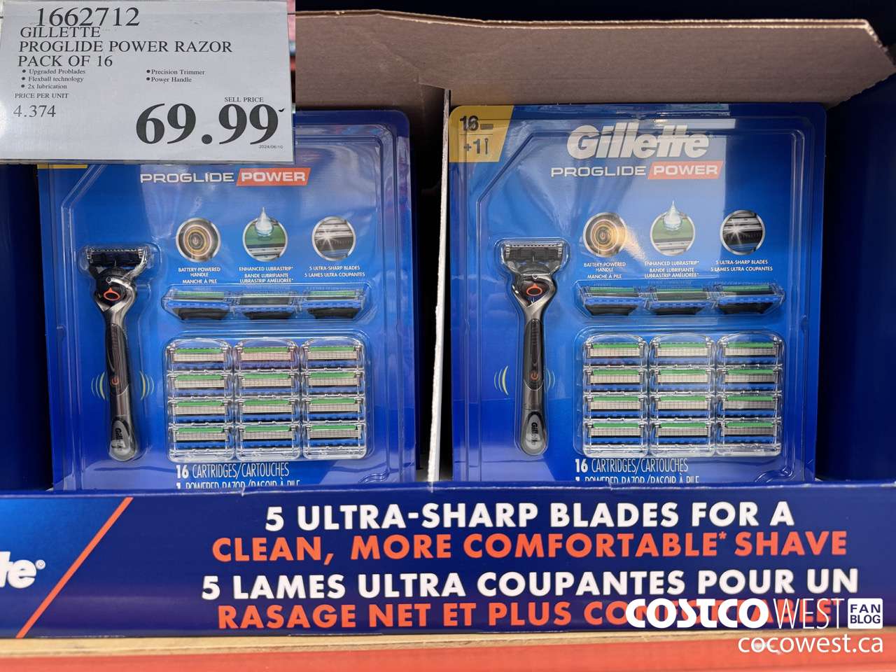 1662712 FUSION PROGLIDE POWER WITH HANDLE PACK OF 16 $69.99