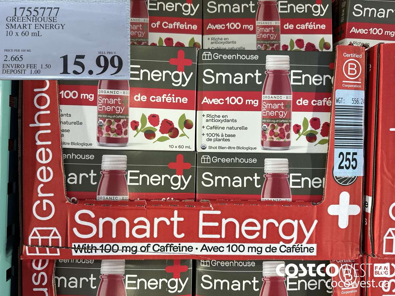 1755777 GREENHOUSE SMART ENERGY 10 X 60ML $15.99
