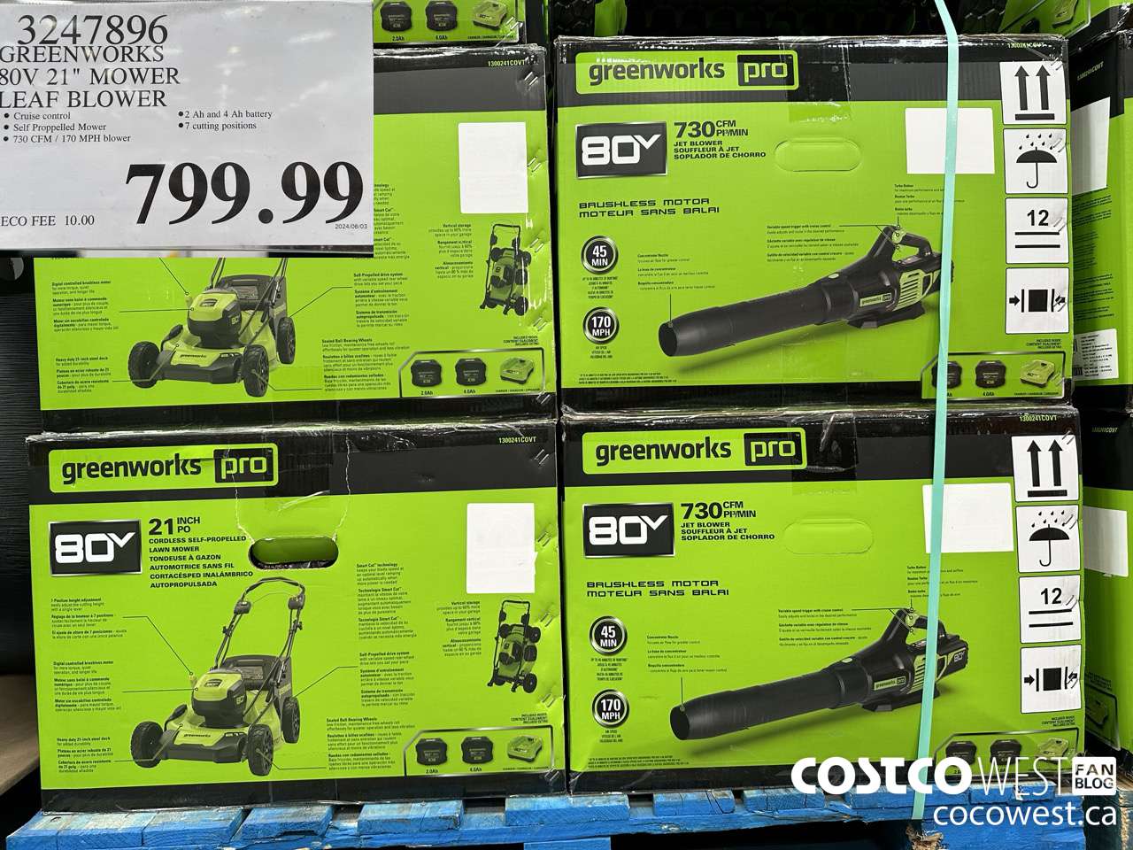 3247896 GREENWORKS 80V 21