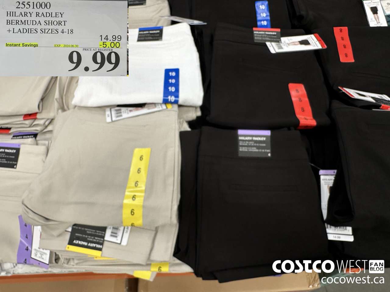 2551000 HILARY RADLEY BERUDA SHORT LADIES SIZES 4-16 ($5.00 INSTANT SAVINGS EXPIRES ON 2024-06-30) $9.99