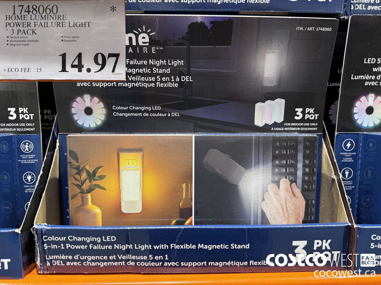 1748060 HOME LUMINIRE POWER FAILURE LIGHT 3 PACK $14.97