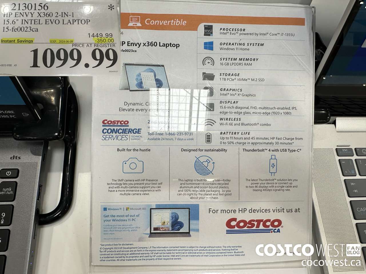 2130156 HP ENVY X360 2-IN-1 15.6