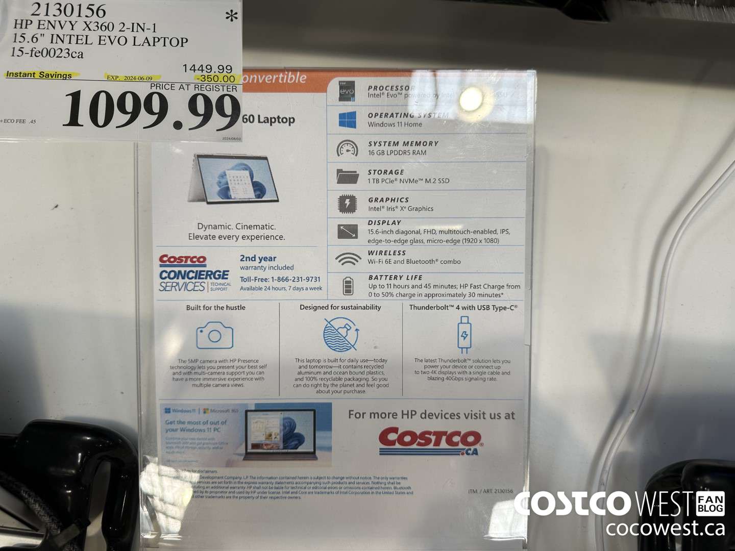 2130156 HP ENVY X360 2-IN-1 15.6