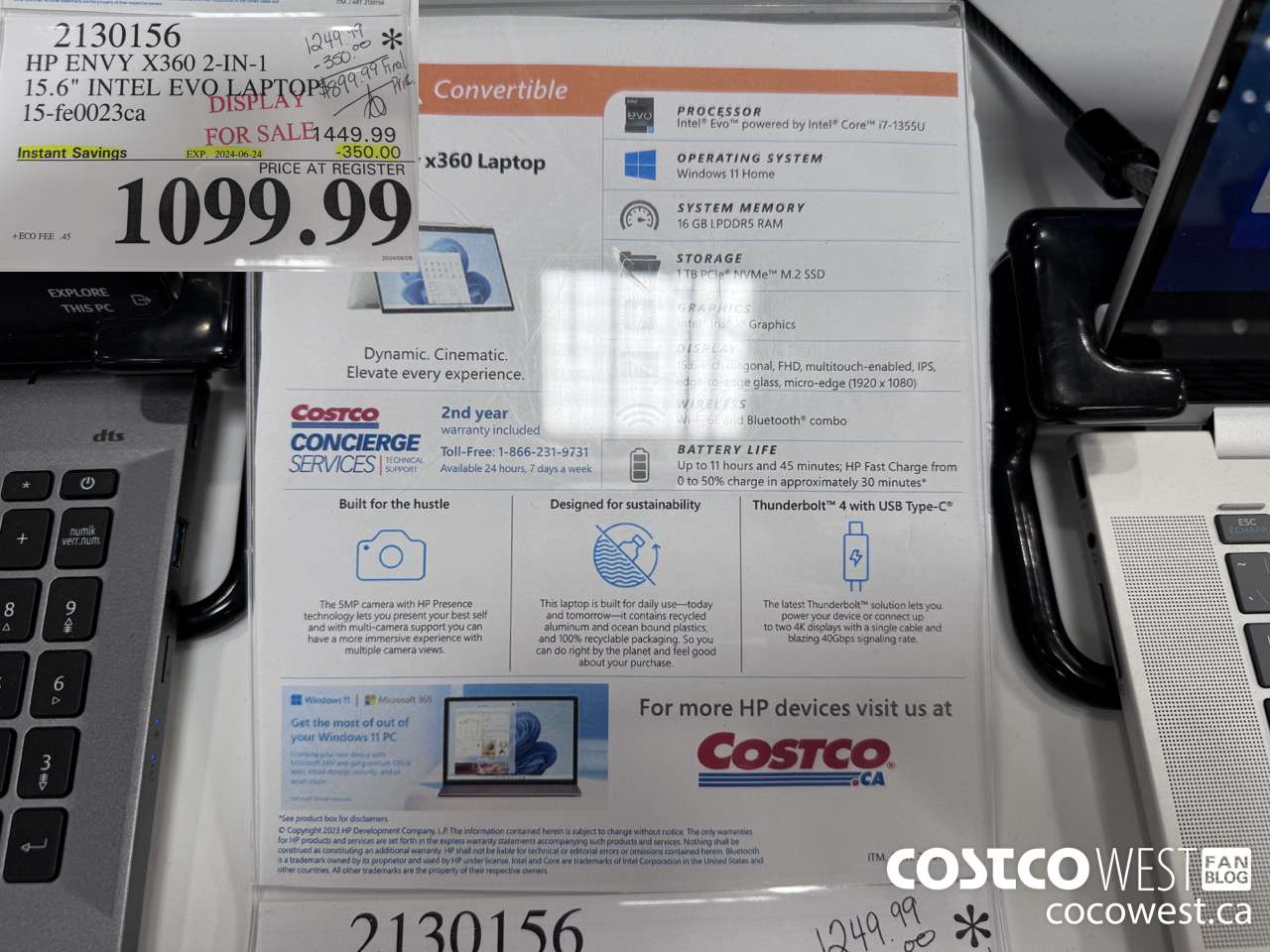 2130156 HP ENVY X360 2-IN-1 15.6