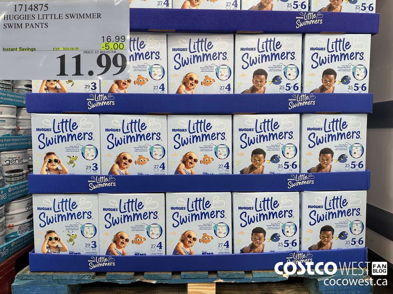 1714875 HUGGIES LITTLE SWIMMER SWIM PANTS ($5.00 INSTANT SAVINGS EXPIRES ON 2024-06-09) $11.99