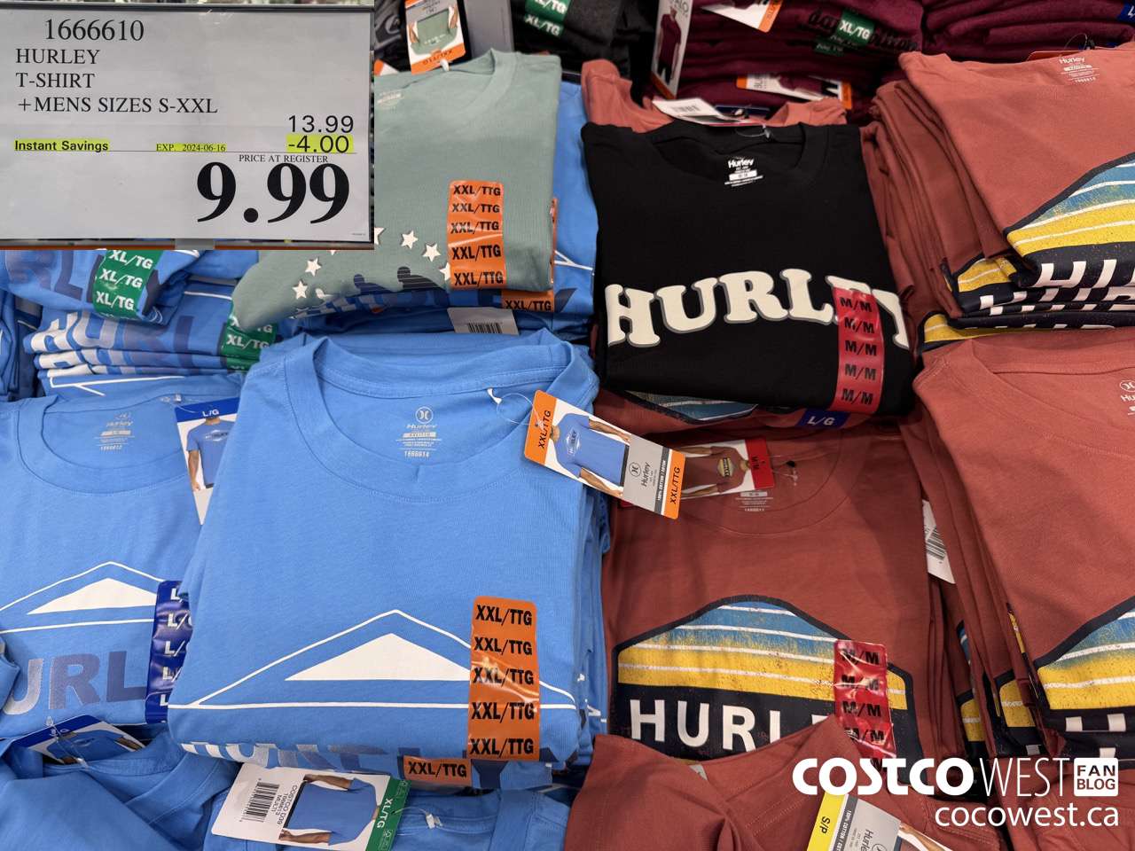 1666610 HURLEY T-SHIRT MENS SIZES S-XXL ($4.00 INSTANT SAVINGS EXPIRES ON 2023-06-16) $9.99