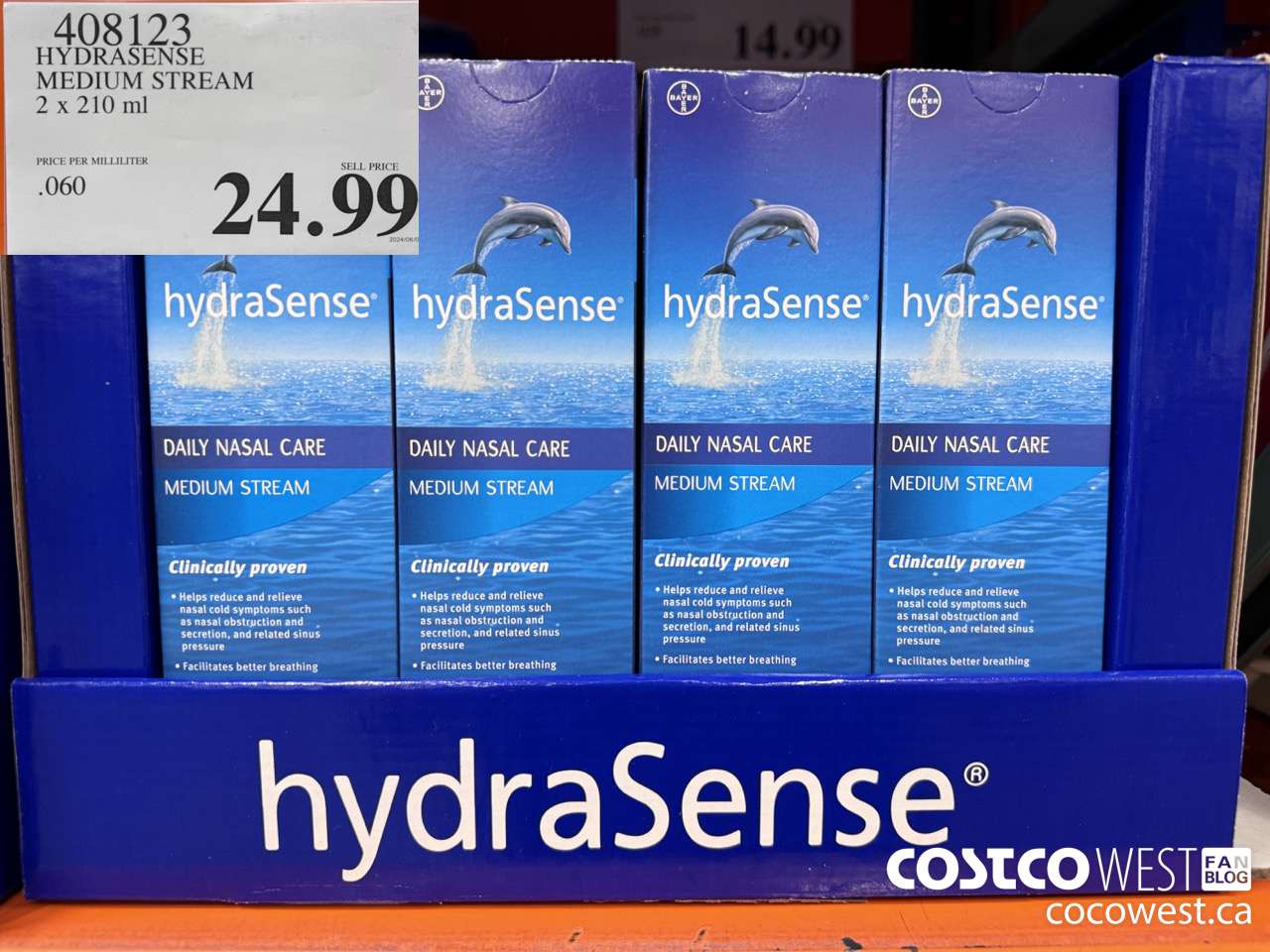 408123 HYDRASENSE MEDIUM STREAM 2 x 210 ml $24.99