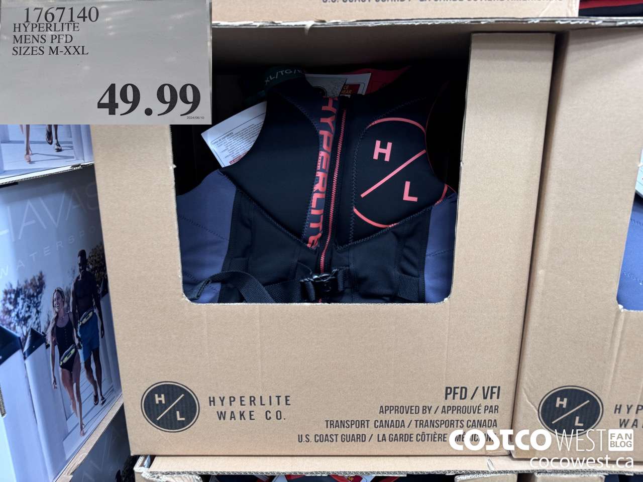 1767140 HYPERLITE MENS PFD SIZES M-XXL $49.99