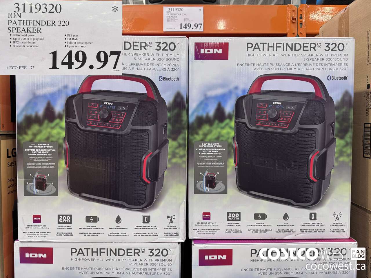 3119320 ION PATHFINDER 320 SPEAKER $149.97