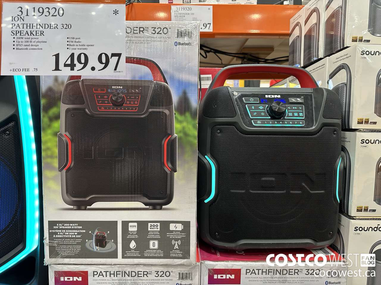 3119320 ION PATHFINDER 320 SPEAKER $149.97