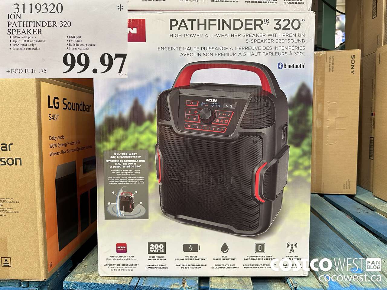 3119320 ION PATHFINDER 320 SPEAKER $99.97