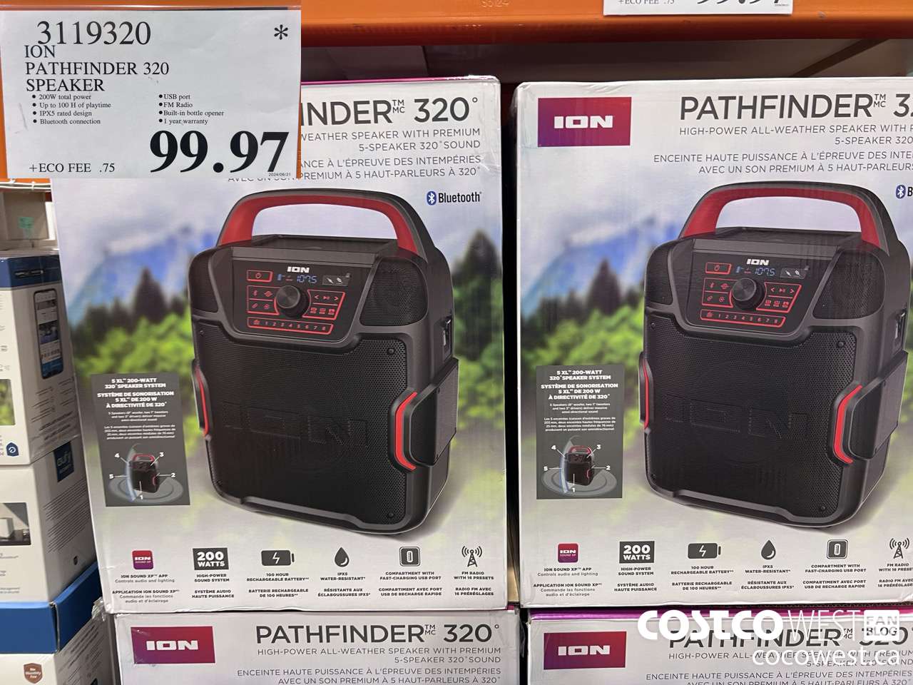 3119320 ION PATHFINDER 320 SPEAKER $99.97