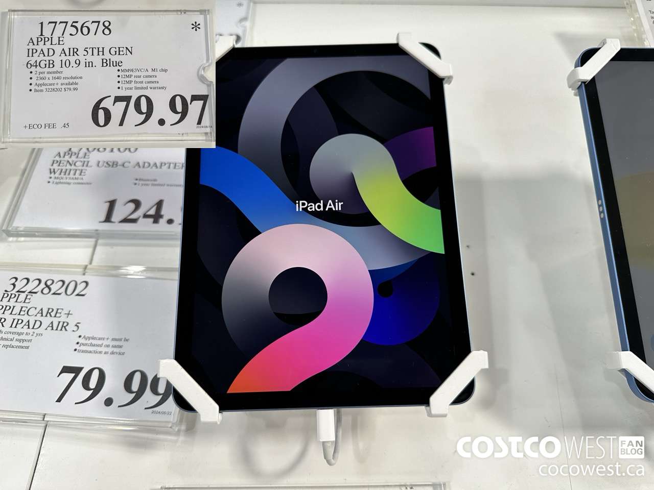 1775678 IPAD AIR 5TH GEN 64GB 10.9 IN. BLUE $679.97