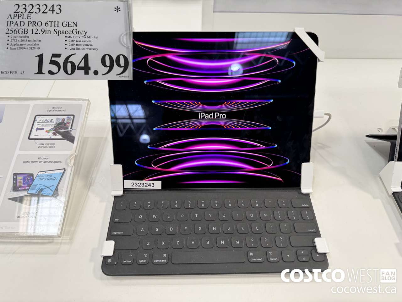 2323243 IPAD PRO 12.9 256GB SPACE GREY MNXR3VC/A $1564.99