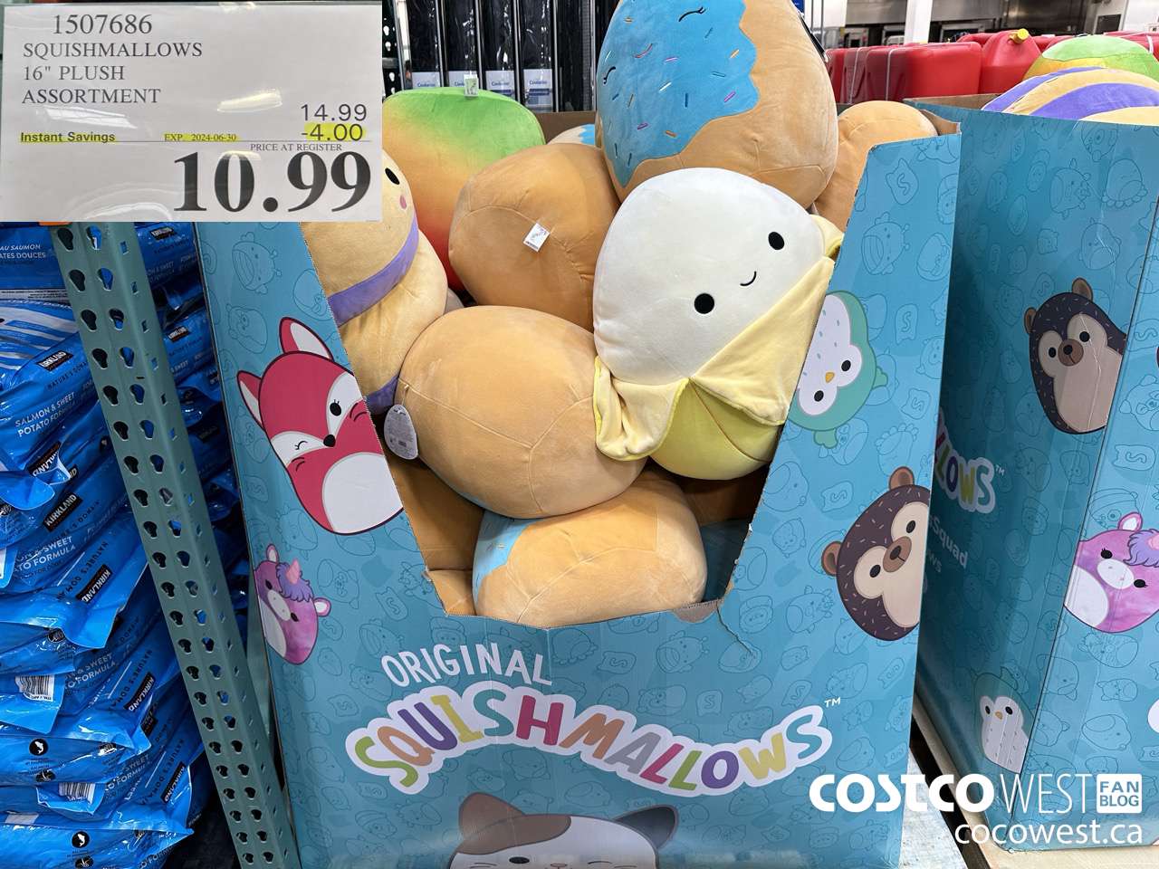 1507686 JAZWARES SQUISHMALLOWS 16 INCH PLUSH ASSORTMENT ($4.00 INSTANT SAVINGS EXPIRES ON 2024-06-30) $10.99