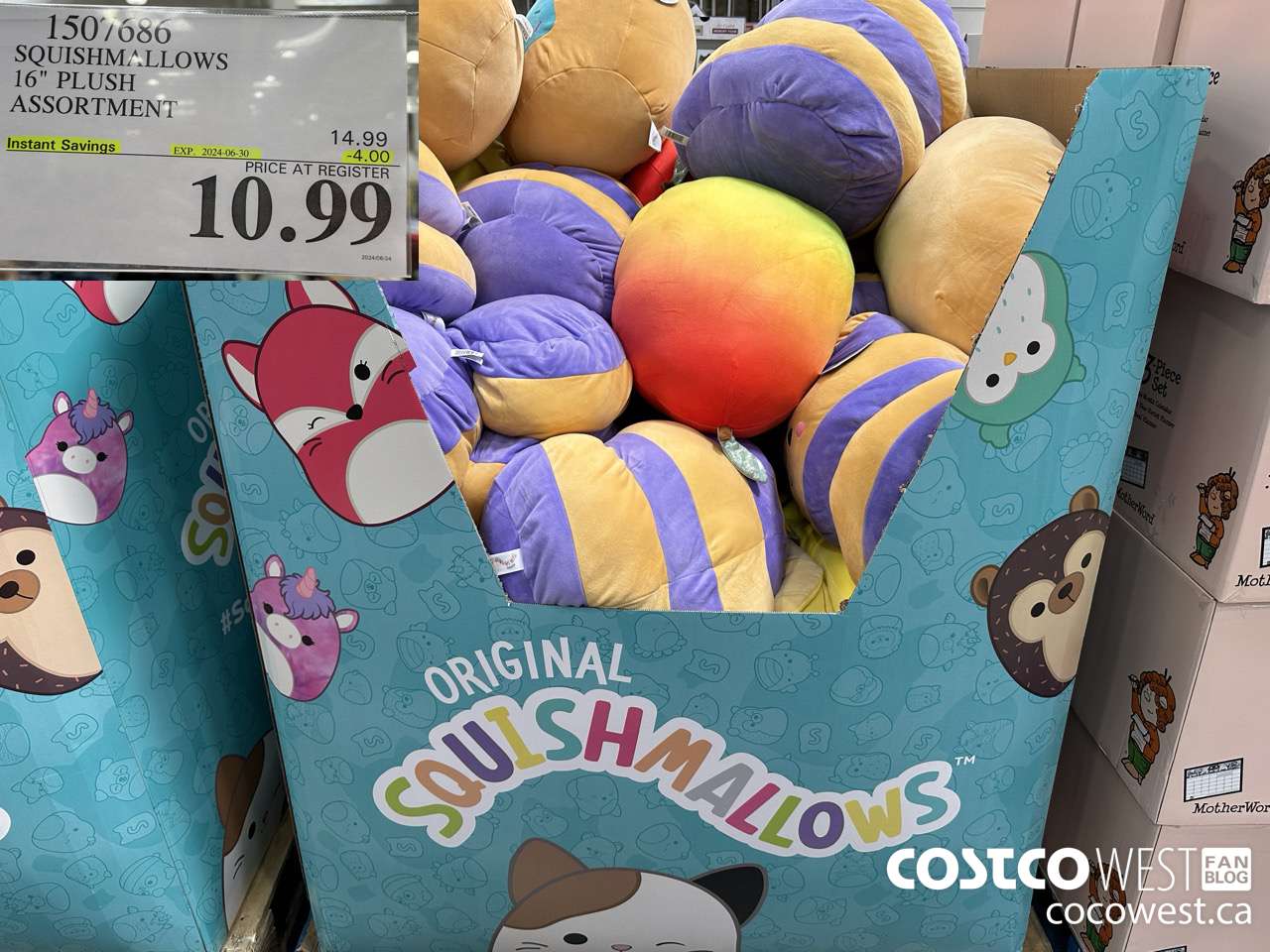 1507686 JAZWARES SQUISHMALLOWS 16 INCH PLUSH ASSORTMENT ($4.00 INSTANT SAVINGS EXPIRES ON 2024-06-30) $10.99