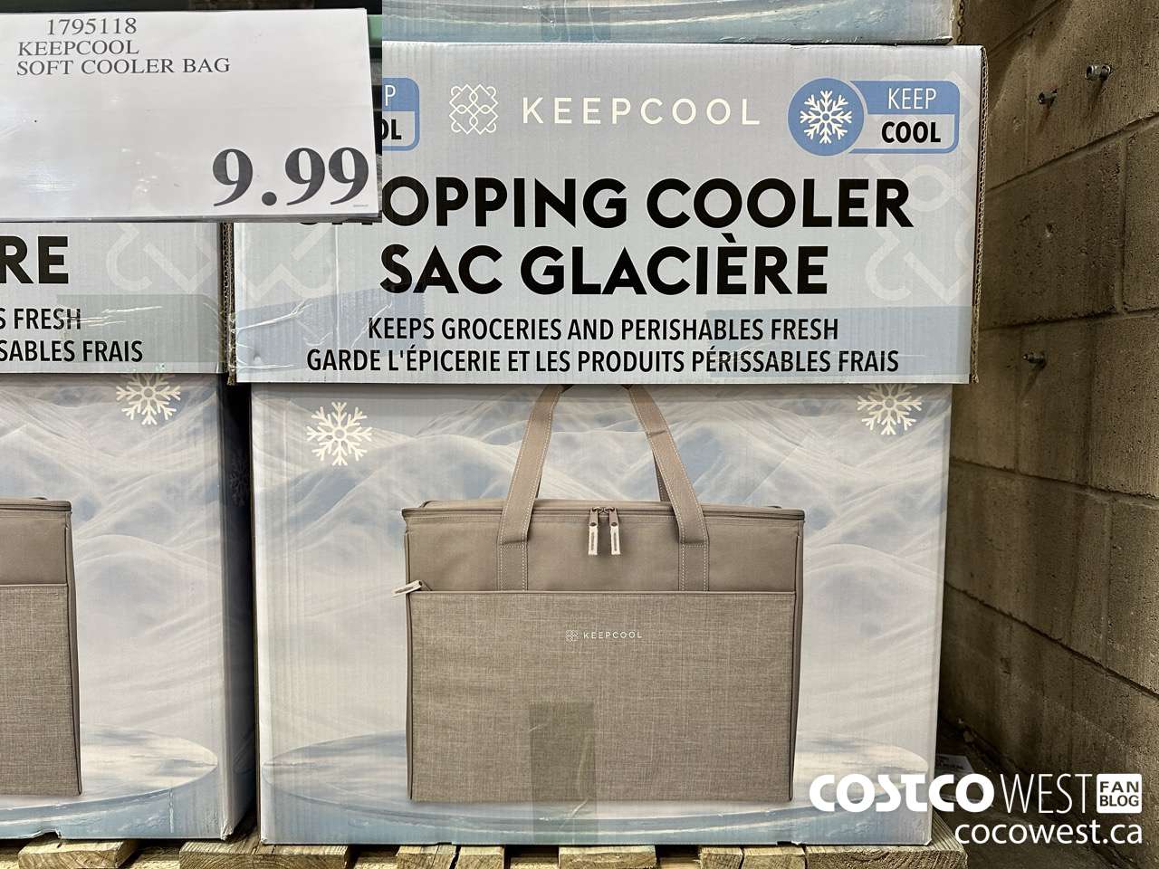 1795118 KEEPCOOL SOFT COOLER BAG $9.99