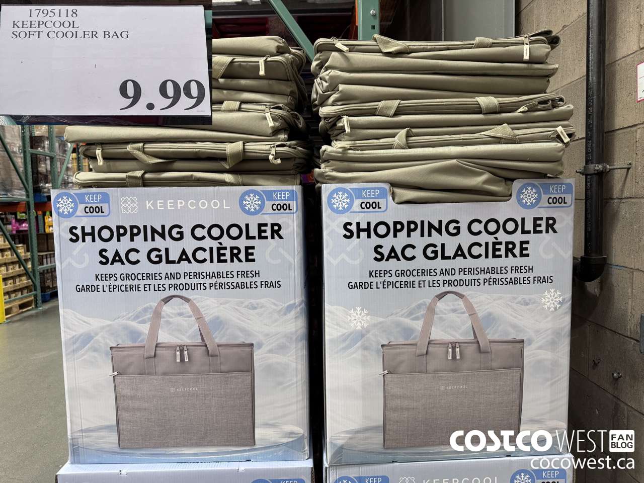 1795118 KEEPCOOL SOFT COOLER BAG $9.99
