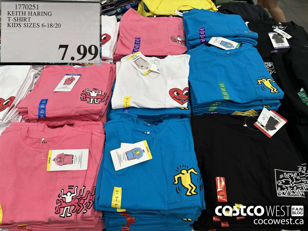 1770251 KEITH HARING T-SHIRT KIDS SIZES 6-18/20 $7.99