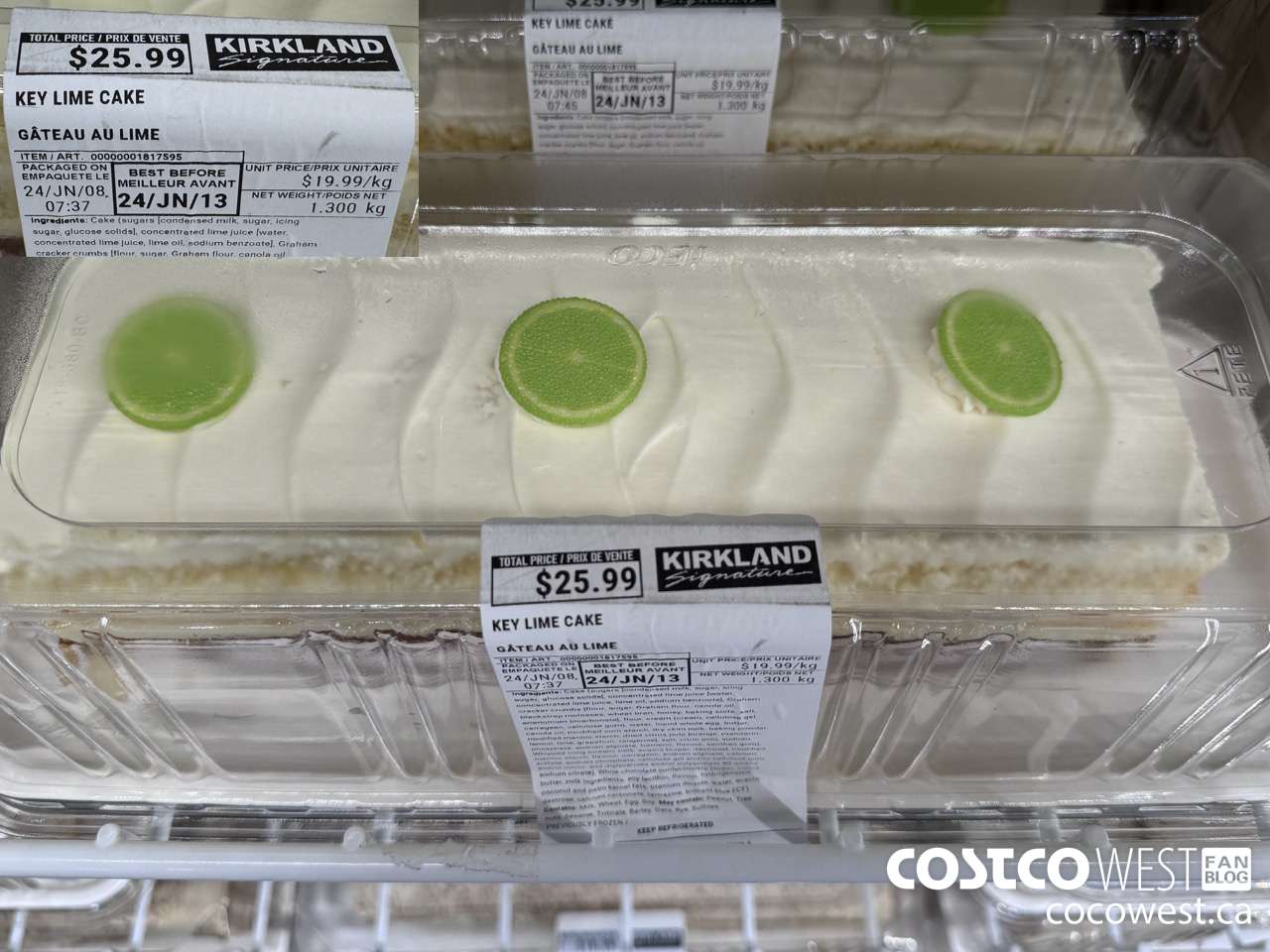 1817595 KEY LIME CAKE $25.99