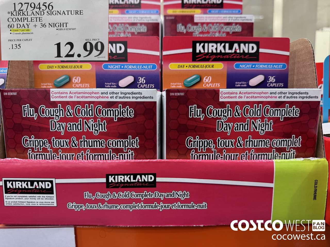 1279456 KIRKLAND SIGNATURE COMPLETE 60 DAY + 36 NIGHT $12.99