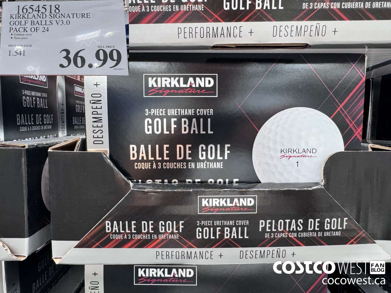 1654518 KIRKLAND SIGNATURE GOLF BALLS V3.0 PACK OF 24 $36.99