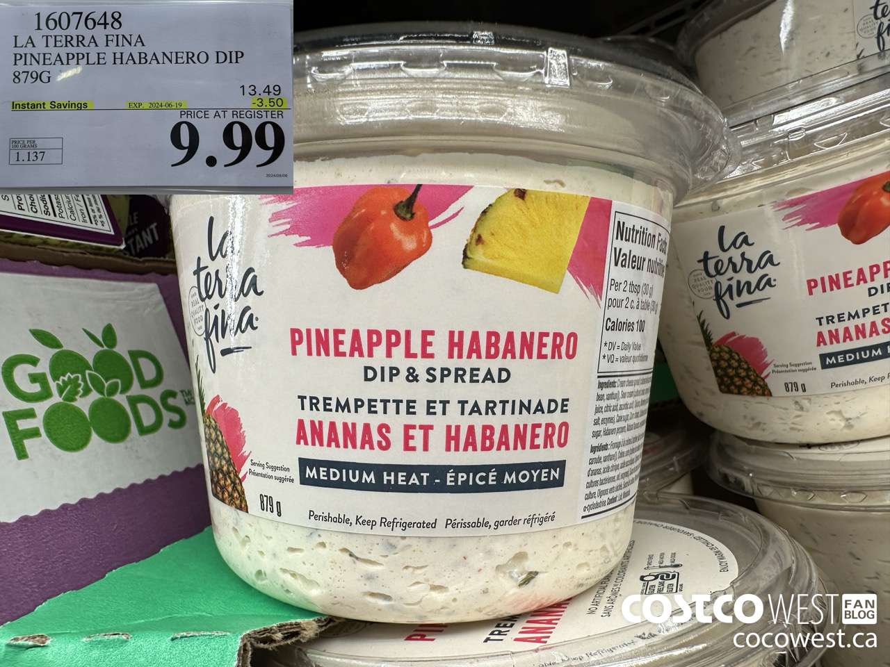 1607648 LA TERRA FINA PINEAPPLE HABANERO DIP 879G ($3.50 INSTANT SAVINGS EXPIRES ON 2024-06-19) $9.99