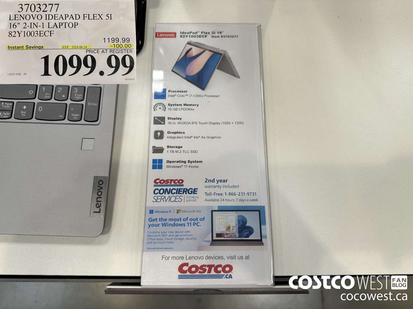 3703277 LENOVO IDEAPAD FLEX 5I 16