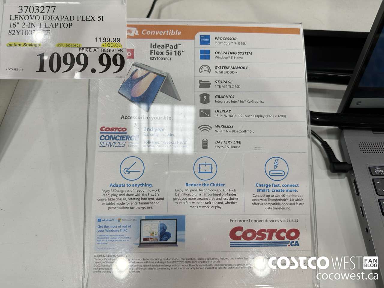 3703277 LENOVO IDEAPAD FLEX 5I 16