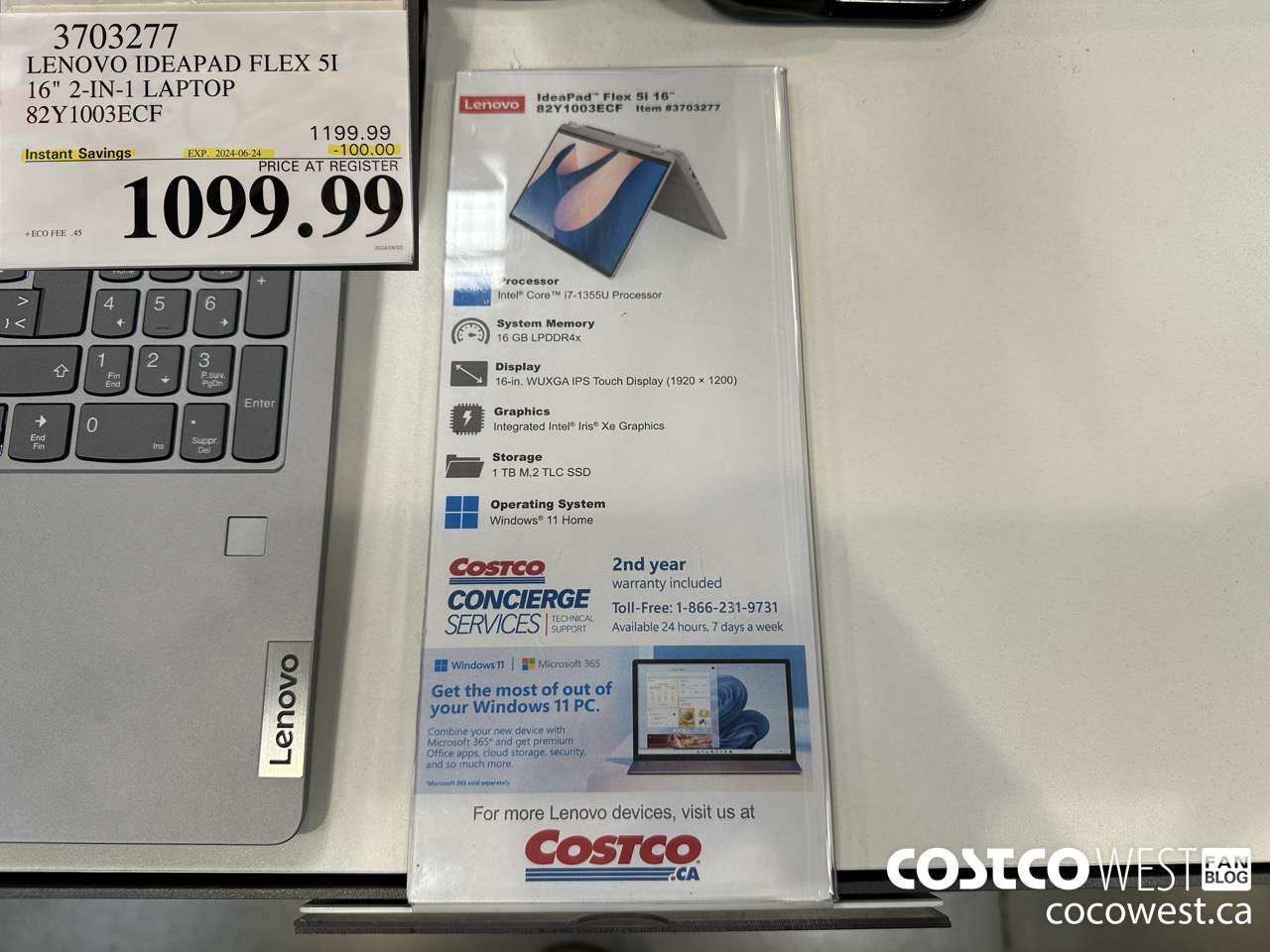 3703277 LENOVO IDEAPAD FLEX 5I 16