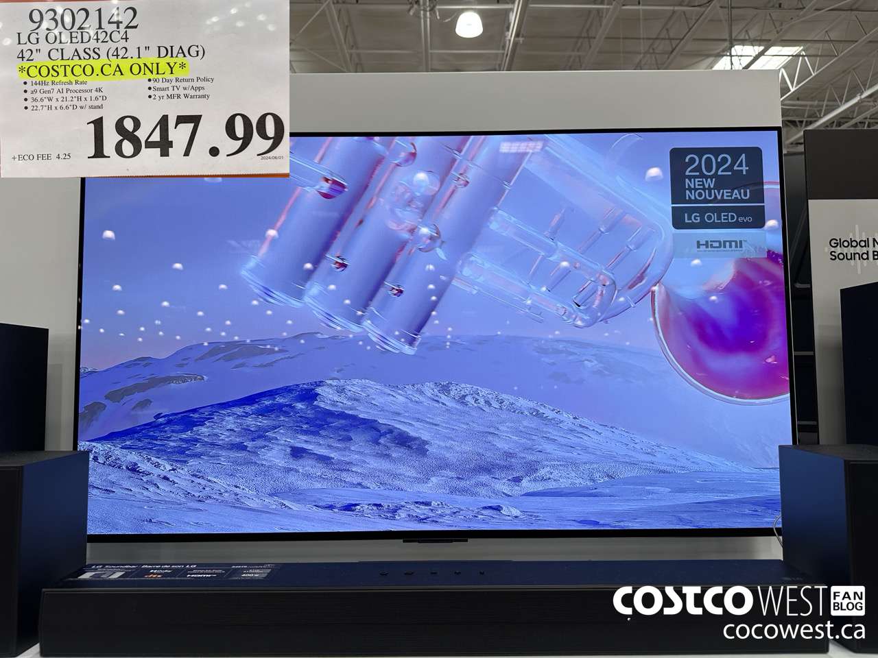 9302142 LG OLED42C4 42