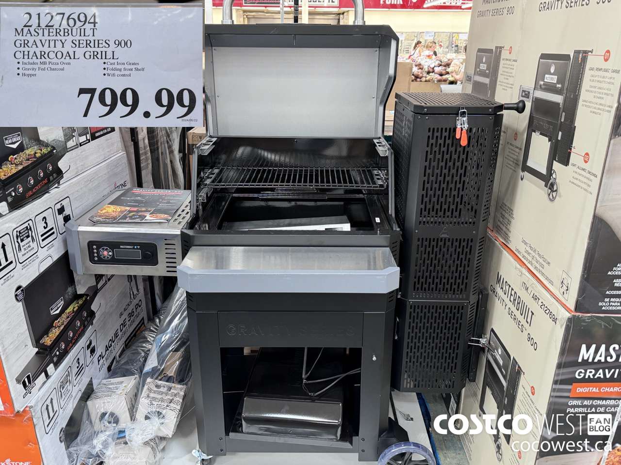 2127694 MASTERBUILT GRAVITY SERIES 900 CHARCOAL GRILL $799.99