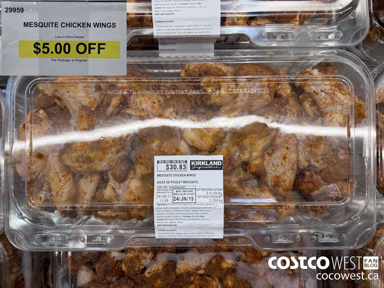 29959 MESQUITE CHICKEN WINGS ($5.00 INSTANT SAVINGS)